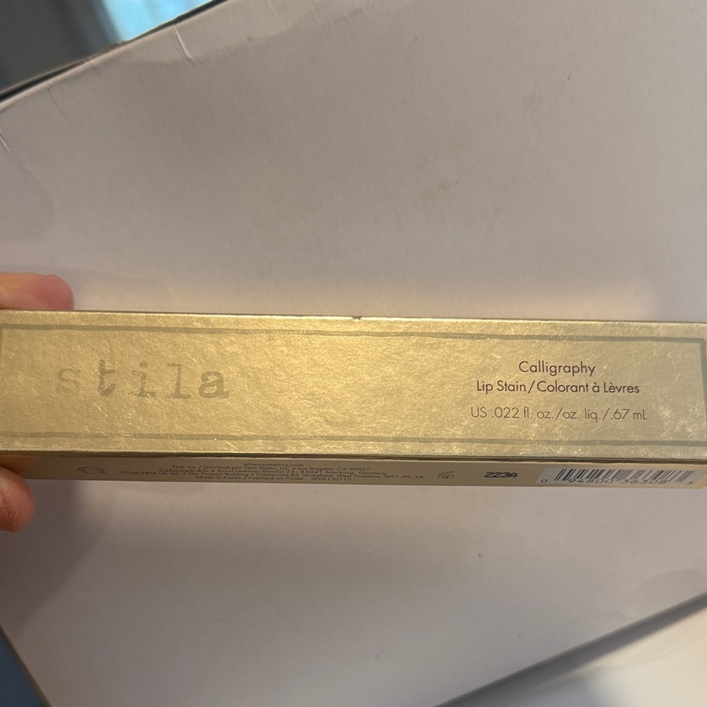 4/$30 Stila Calligraphy Lip Stain in shade Rosa